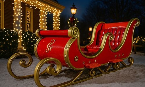Giant Santa Sleigh Rentals