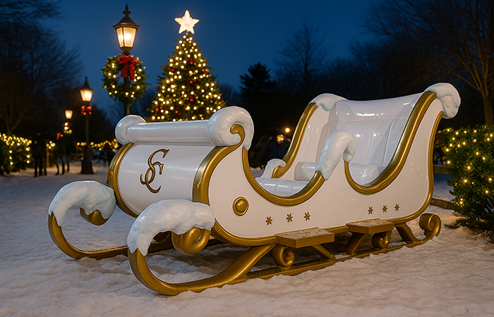 Giant Santa Sleigh Rentals