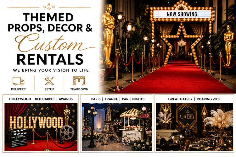 Event Direction Prop Event Prop Rentals | Themed Decor for Parties & Galas | Event Rentals ...